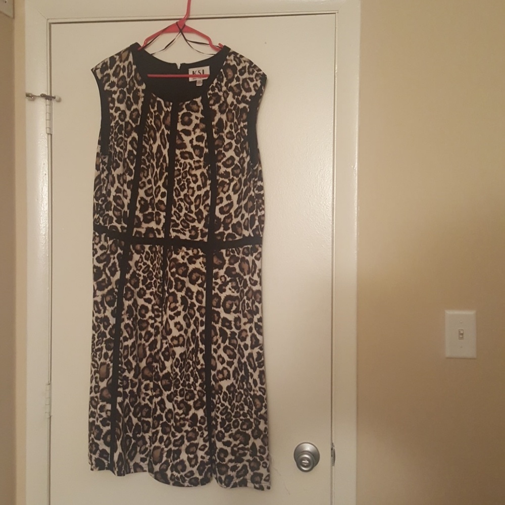 Animal print dress